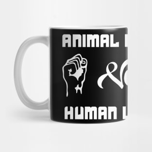Animal Liberation Human Liberation Vegan W Mug